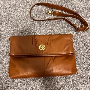 Tan Tory Burch Bag Clutch